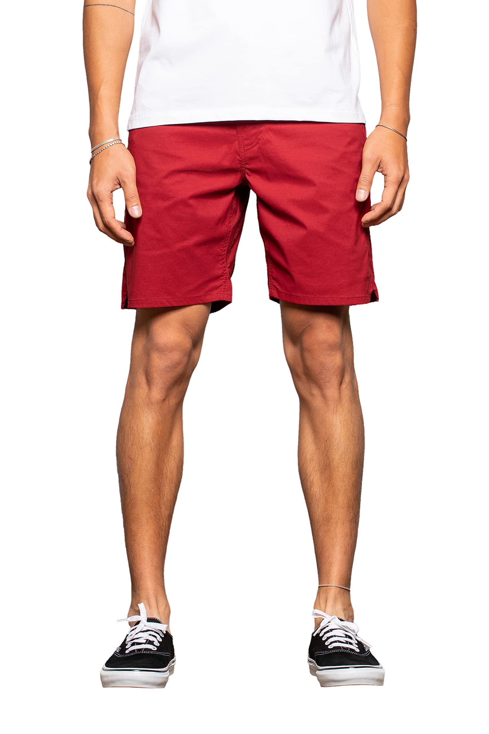 686 Men's Quick-Dry Featherlight Chino Shorts - Classic Casual & Travel Shorts with 10 Functional Pockets - Perfect for Outdoor Activities, Hiking, and Summer Wear