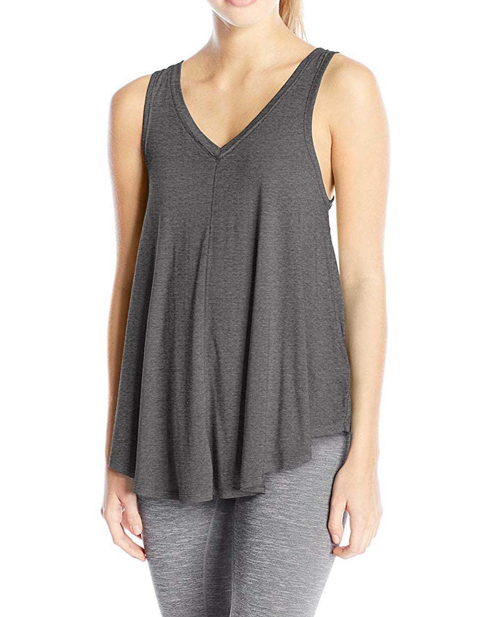 Calvin Klein Performance Women's Relaxed Fit Icy Wash Tank Top - Soft Breathable Workout Shirt for Yoga, Running & Gym