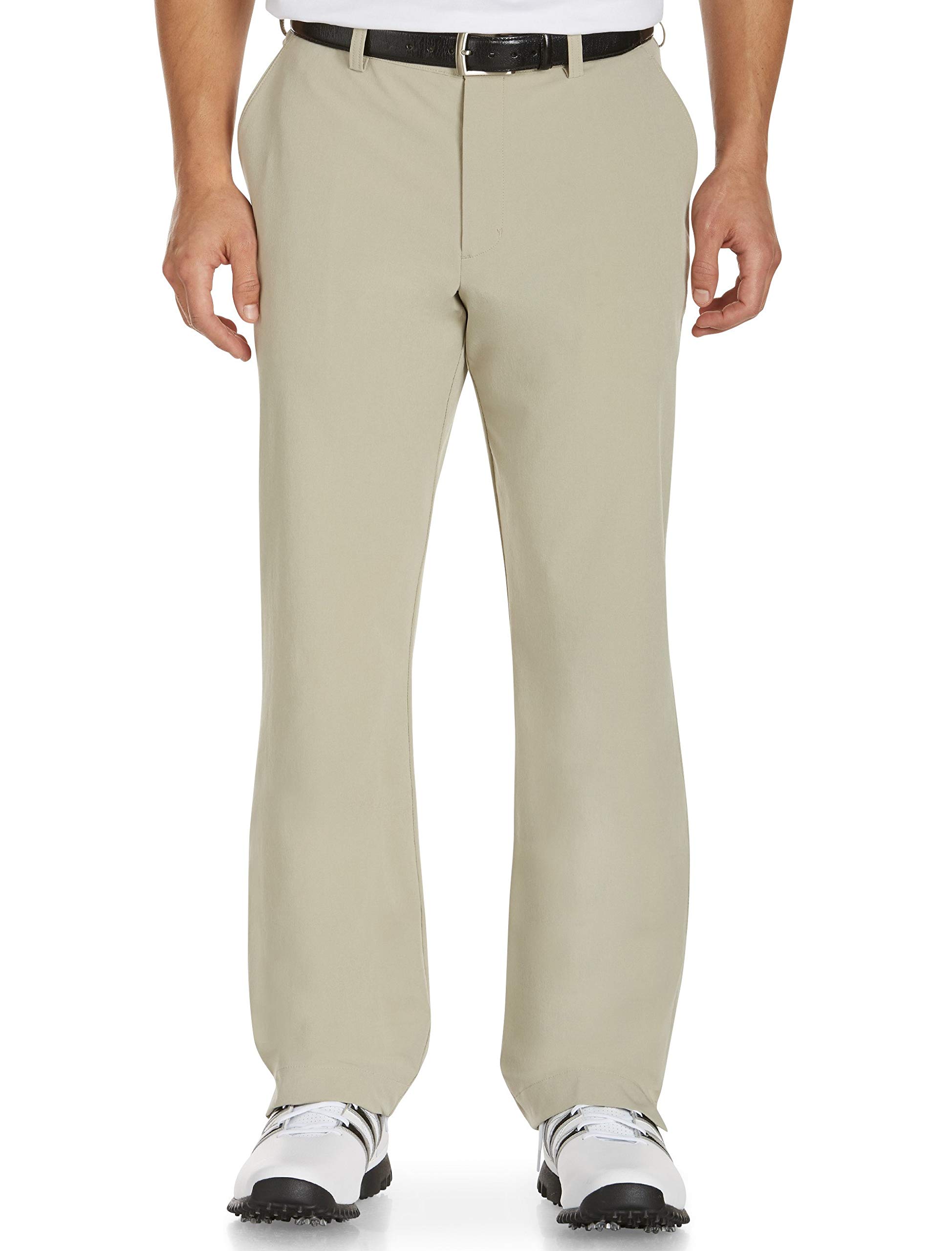 Cutter & Buck Men's Big & Tall Bainbridge Flat Front Unhemmed Pants - Comfortable Work & Casual Wear for Office & Outdoor Activities