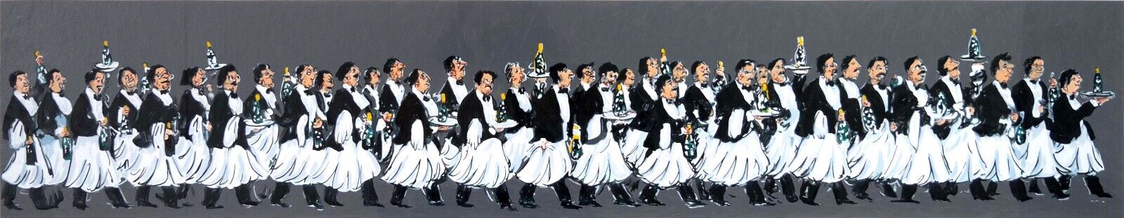Guy Buffet Liza's Wedding Contemporary Signed Serigraph on Paper III/XX Framed - Limited Edition Art Print for Home Decor, Wedding Gift & Art Collection