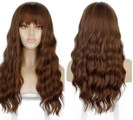 Danity Long Wavy Wig - Natural Looking Synthetic Hair Extensions for Women | Perfect for Cosplay, Daily Wear & Special Occasions
