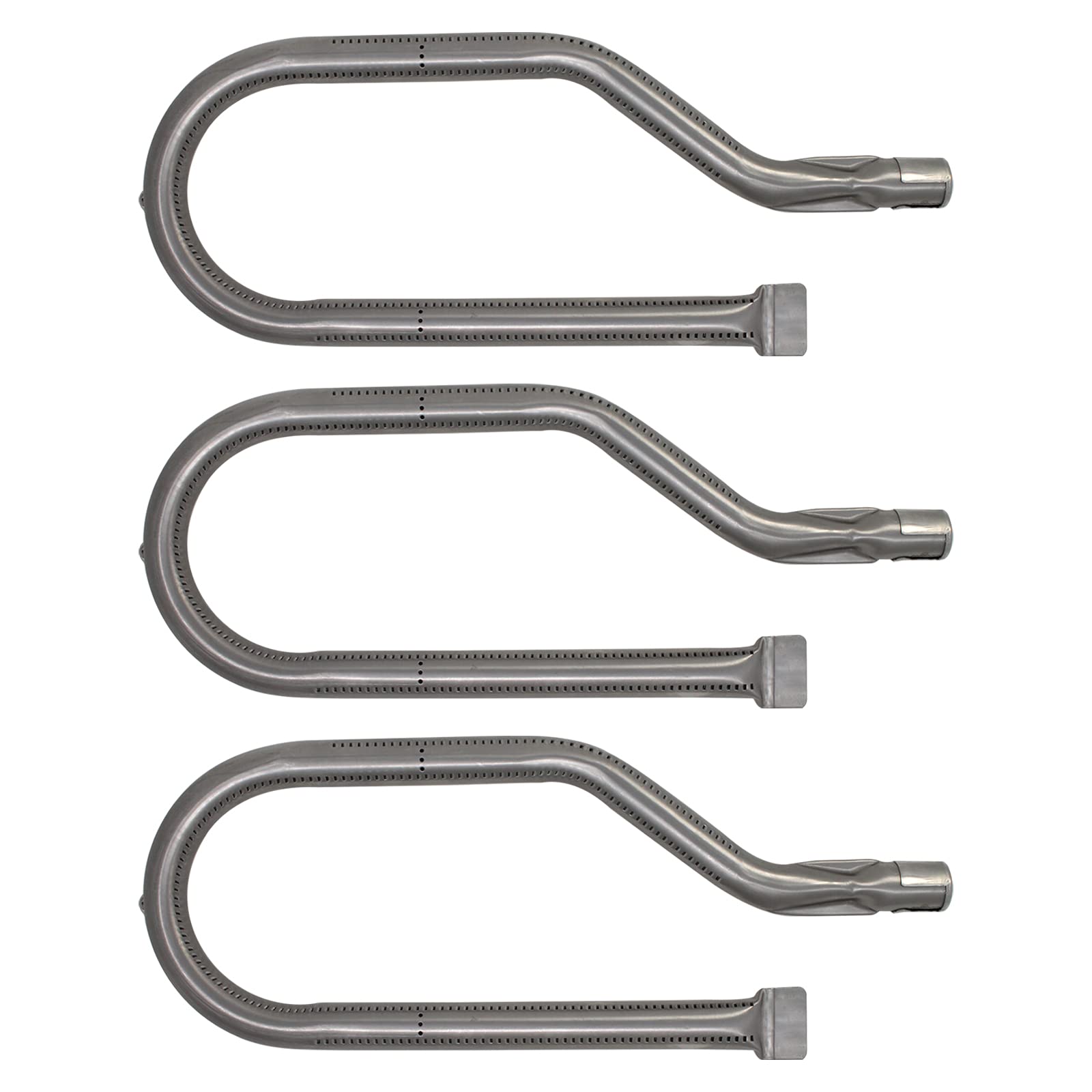 UpStart Components 3-Pack Stainless Steel BBQ Gas Grill Tube Burner Replacement Parts - Compatible with Bjs 720-0070, Weber, Char-Broil & More | Perfect for Backyard Grilling, Camping & Outdoor Cooking