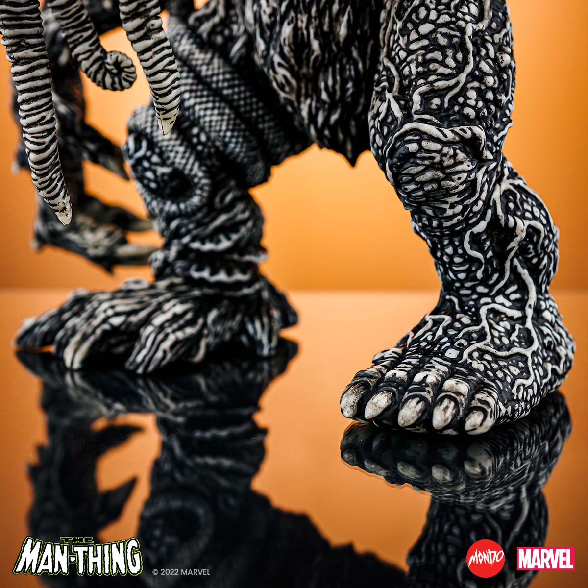 Man Thing Designer Vinyl Figure - Pen & Ink Variant SDCC Exclusive Collectible Toy for Marvel Fans & Comic Con Enthusiasts | Perfect for Display, Gift Giving & Pop Culture Collections