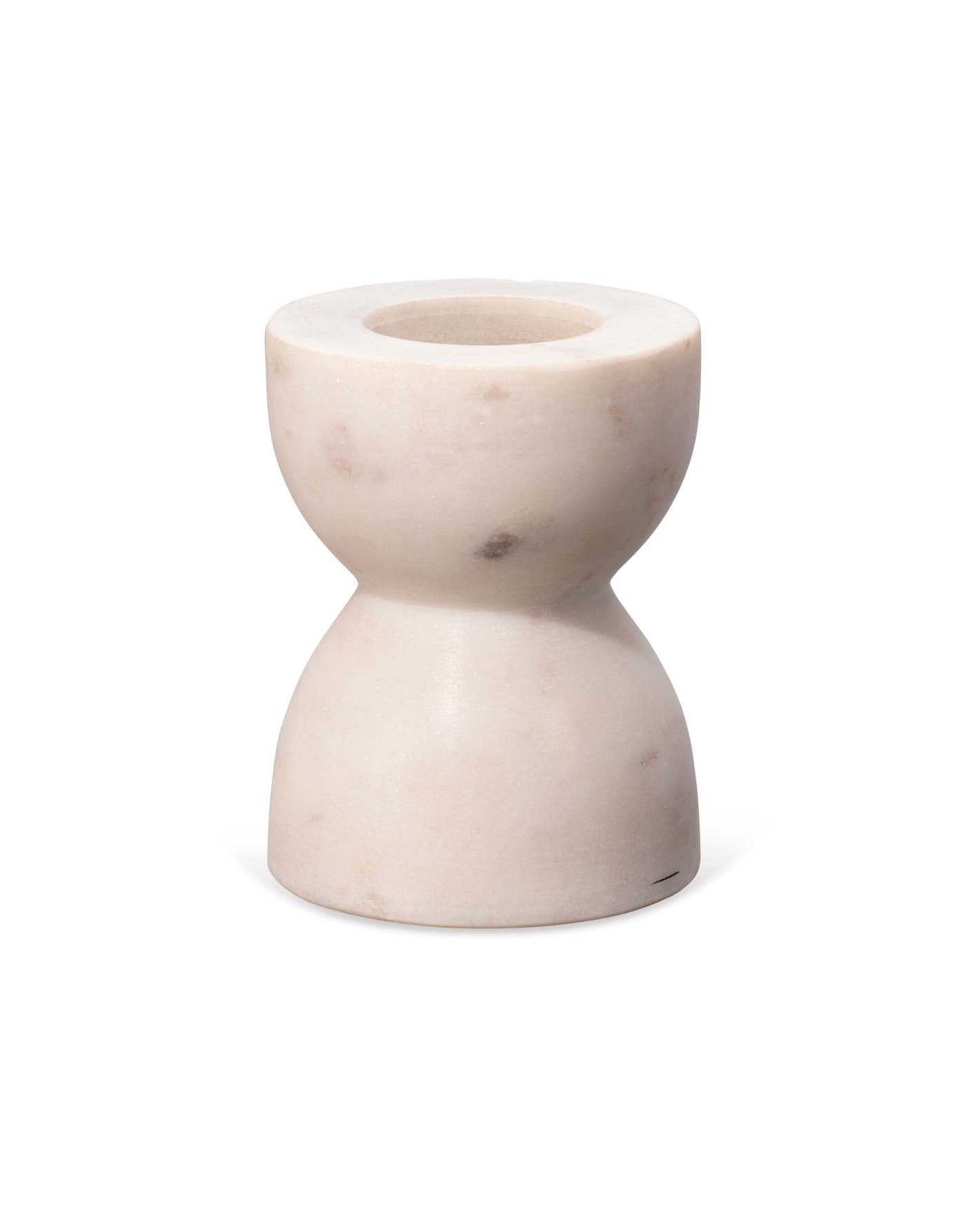 Elegant Petit Marble Candlesticks Set of 2 - Classic Home Decor for Dining Table, Wedding Centerpiece & Luxury Gift Idea