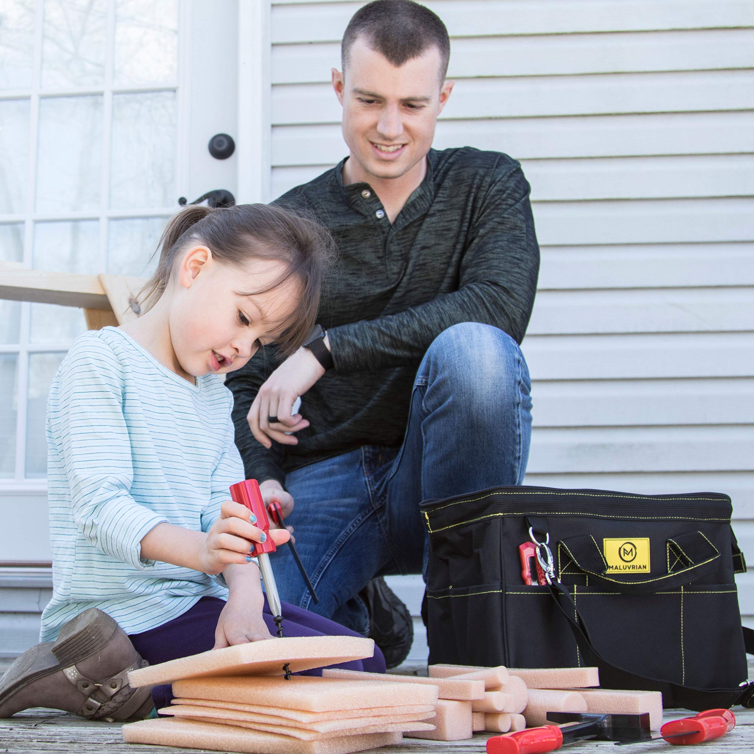 STEM Building Toys for Kids - Construction Tool Set for Boys & Girls | Pretend Play & Crafts