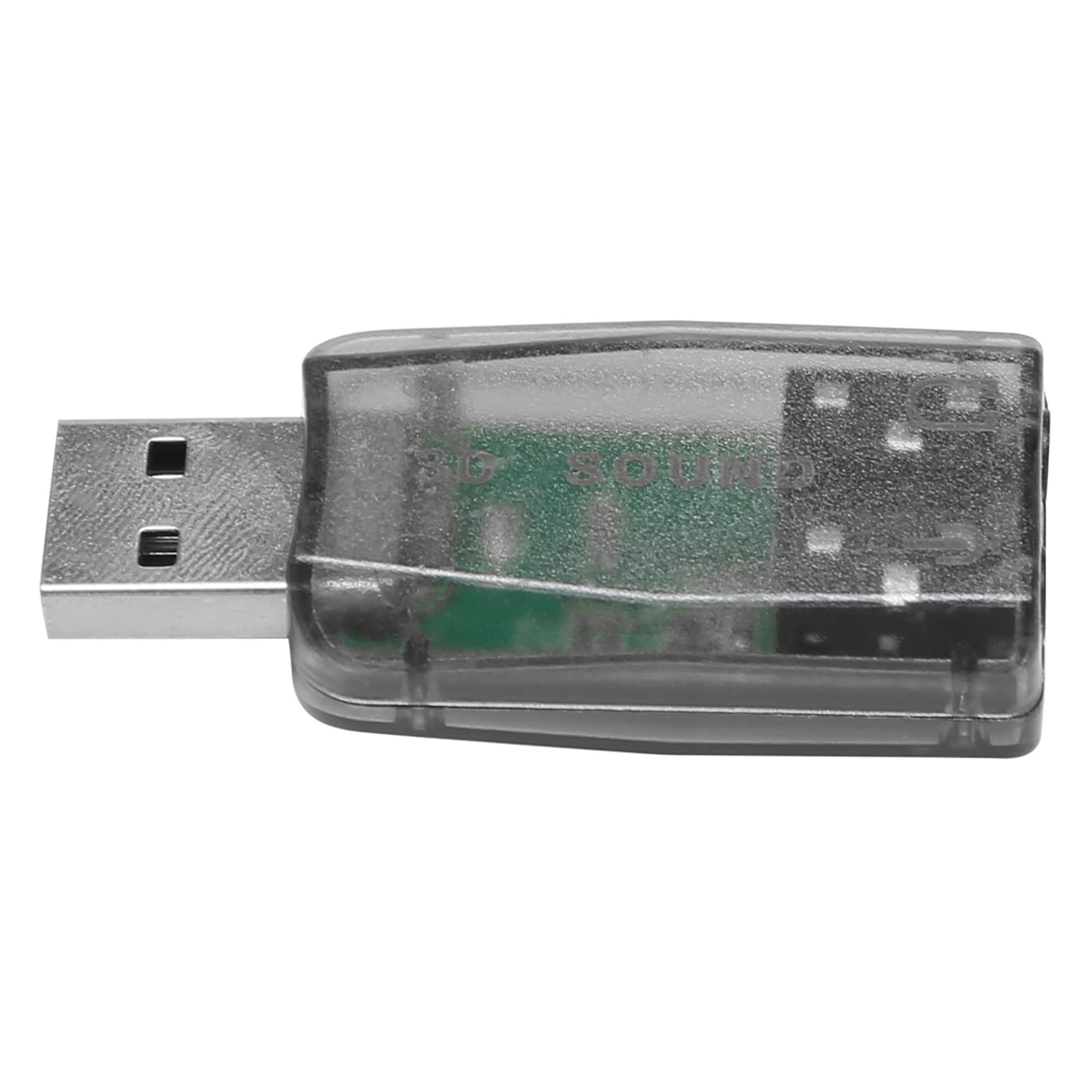 thereabouts USB to 3.5mm Microphone Headphone Stereo Headset Adapter with 3D Sound Card for PC - Perfect for Gaming, Streaming & Voice Chat