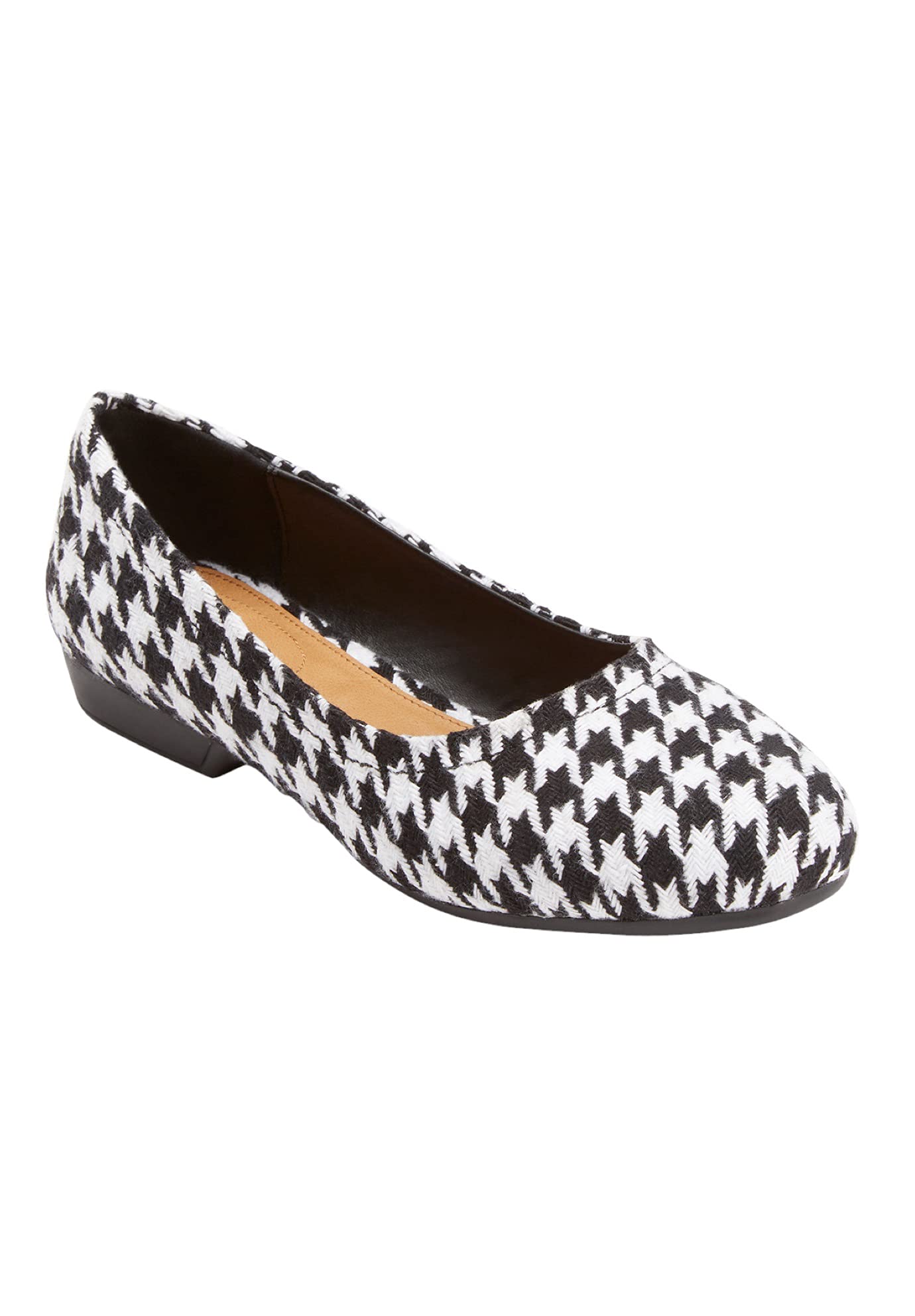 Comfortview Women's Wide Width The Jaiden Flat - Comfortable Slip-On Shoes for Work, Travel & Everyday Wear