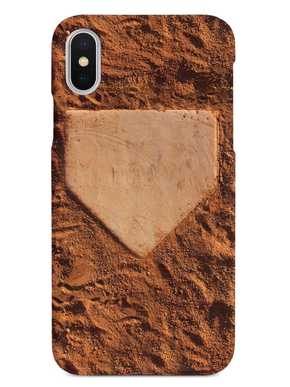Premium 3D Textured Protective Phone Case for Apple iPhone X/Xs - Shockproof & Durable Cover with Baseball Field Design - Perfect for Sports Fans & Outdoor Activities