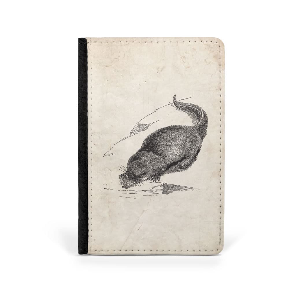 Premium Russian-Desman Leather Flip Wallet - RFID Blocking Travel Passport Holder & ID Organizer for Men & Women - Perfect for Business Trips, Vacations, and International Travel