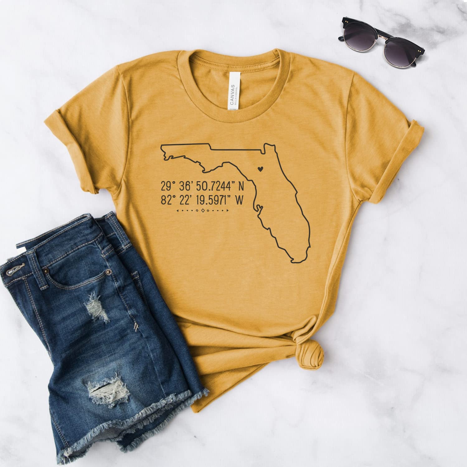Gainesville Florida T-Shirt - Softstyle Unisex Tee for Men & Women - Perfect Florida Gifts & Gainesville Souvenirs - Comfortable Home Shirt for Casual Wear, Travel & Local Pride