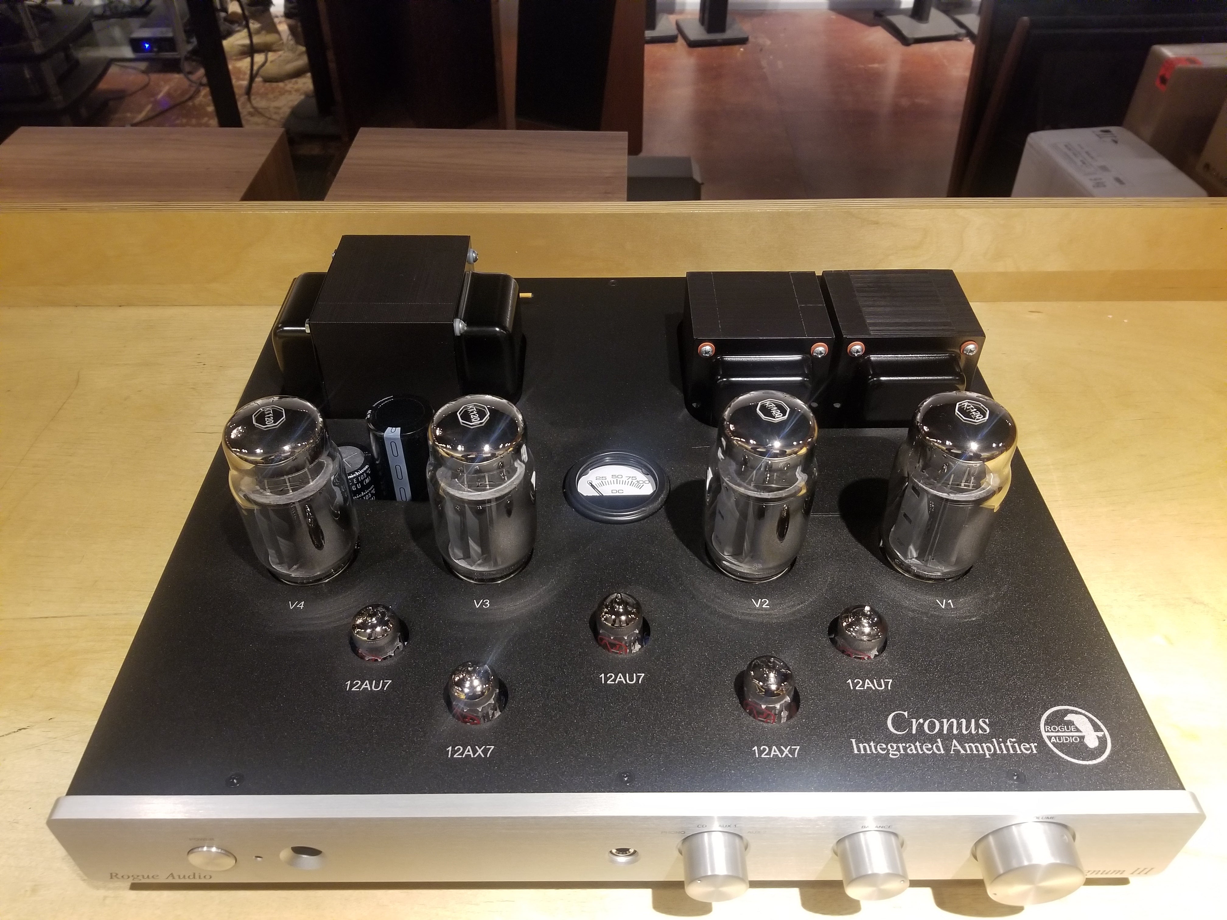 Rogue Audio Cronus Magnum III Tube Integrated Amplifier with Premium Accessories - Like New Condition | High-End Audio System for Home Theater & Music Listening