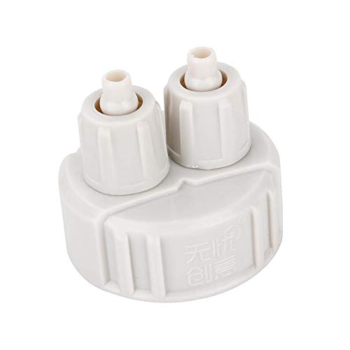 DIY CO2 System Generator Kit for Planted Aquariums - Complete Fish Tank CO2 Kit with Tubes, Tools & Bottle Cap (White) | Enhance Plant Growth in Freshwater Aquariums
