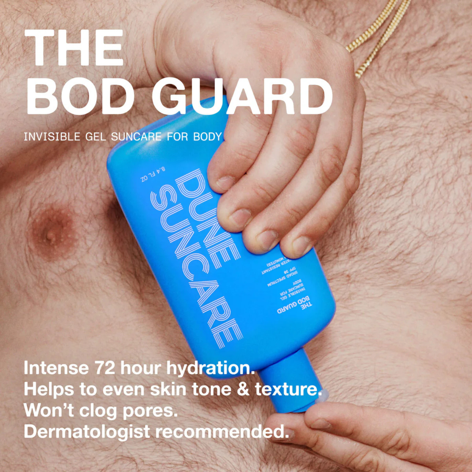 Dune Suncare The Bod Guard 8.4 FL OZ SPF 30 Sunscreen Lotion - Award Winning Sea Salt Scented Body Moisturizer for Beach, Pool & Outdoor Activities