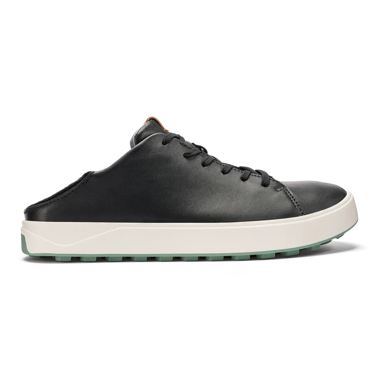 Olukai Waialae Black Men's Sandals - Comfortable & Stylish Beach & Outdoor Footwear for Men