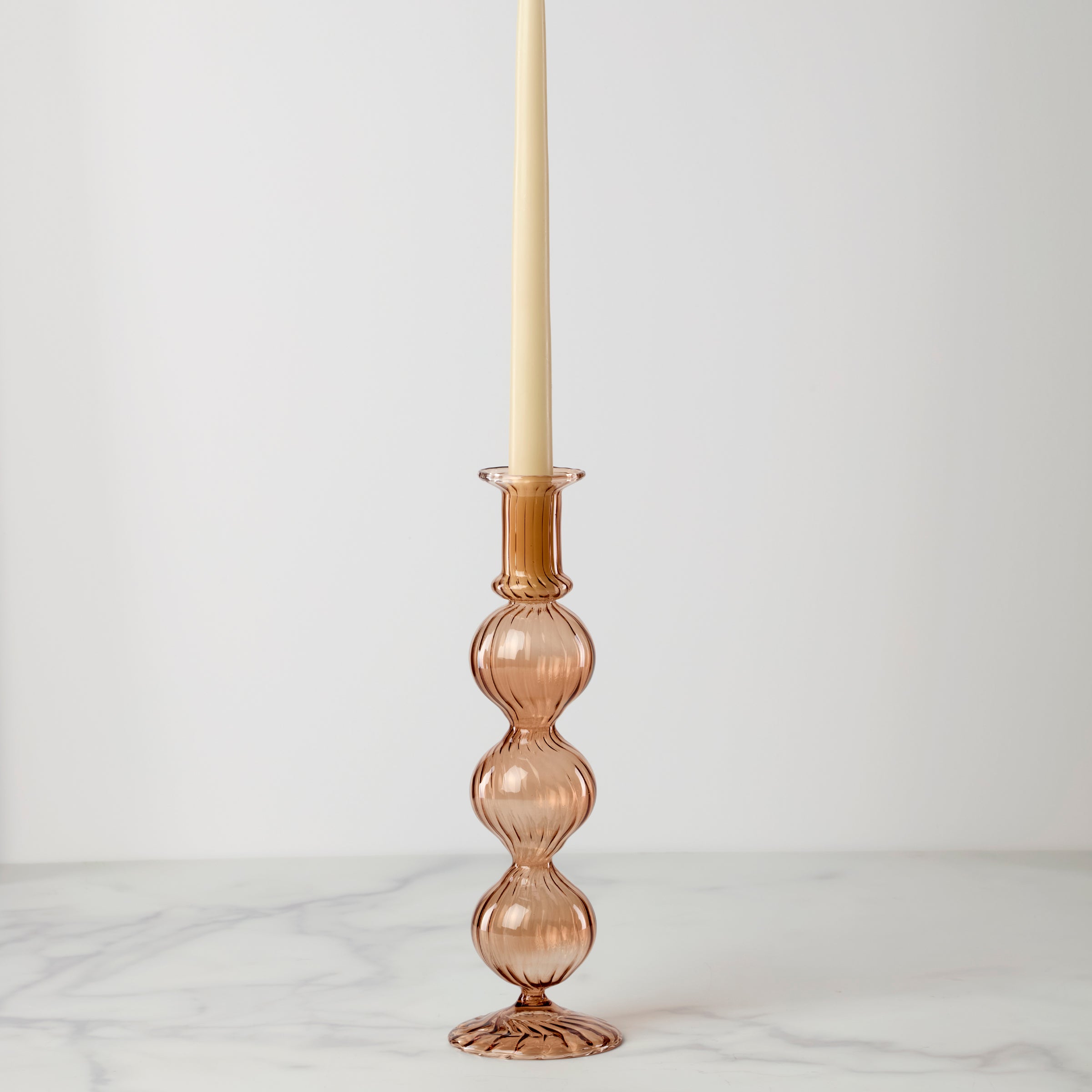 Elegant Amaranth Candlestick Holder - Handcrafted Home Decor for Dining Table, Wedding Centerpiece & Romantic Ambiance