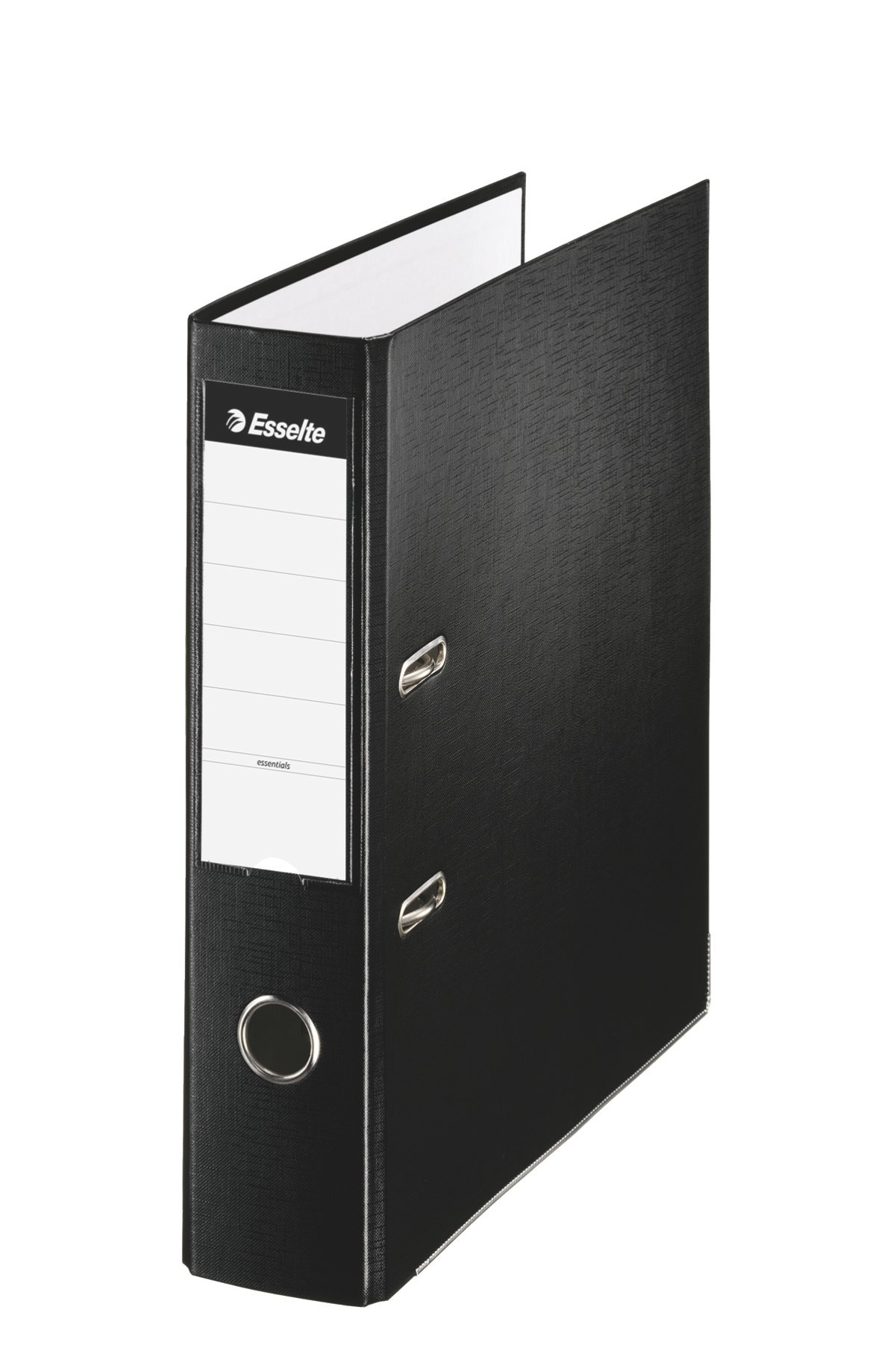 Esselte 829768 Black Arch Folder Foolscap Size - 75mm Spine | Durable Document Organizer for Office, School & Legal Files | Perfect for Filing, Storage & Presentation