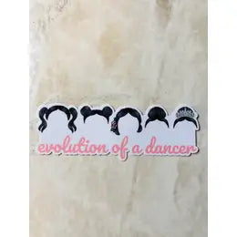 Denali & Co Dance Stickers - Fun & Colorful Vinyl Decals for Dance Studios, Water Bottles, Laptops & More