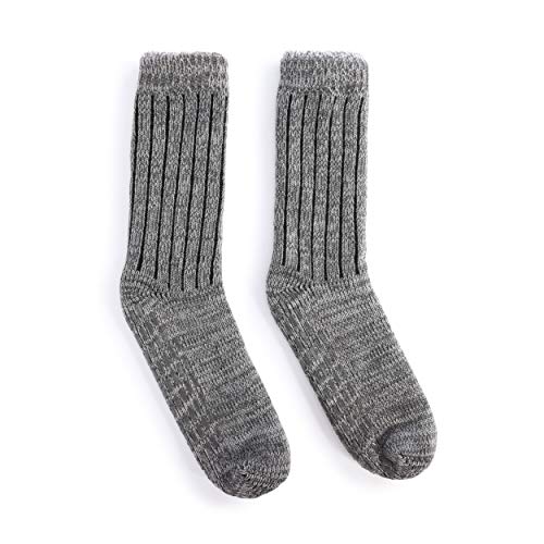 Men's Knit Striated Grey