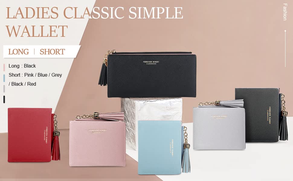 SUKUTU Women's PU Leather Bifold Wallet - Compact Small Purse with Coin Pocket & Card Holder for Ladies | Perfect for Everyday Use, Travel & Gift Giving