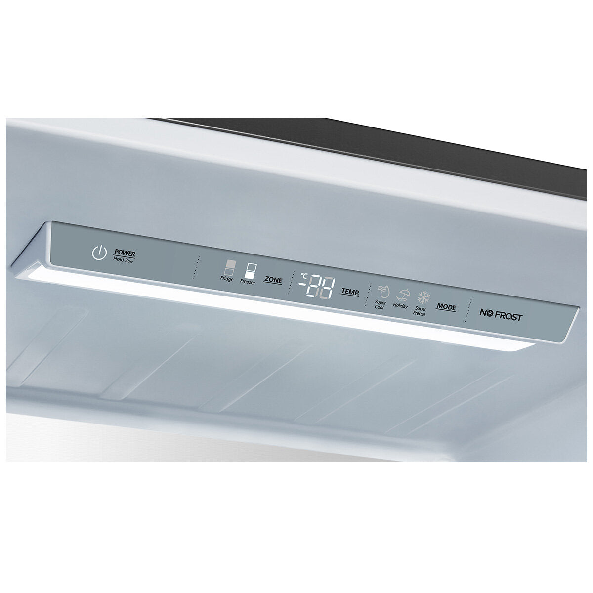 Hisense 417L Bottom Mount Refrigerator with PureFlat Design - Silver HRBM418S - Perfect for Kitchens, Apartments & Small Spaces