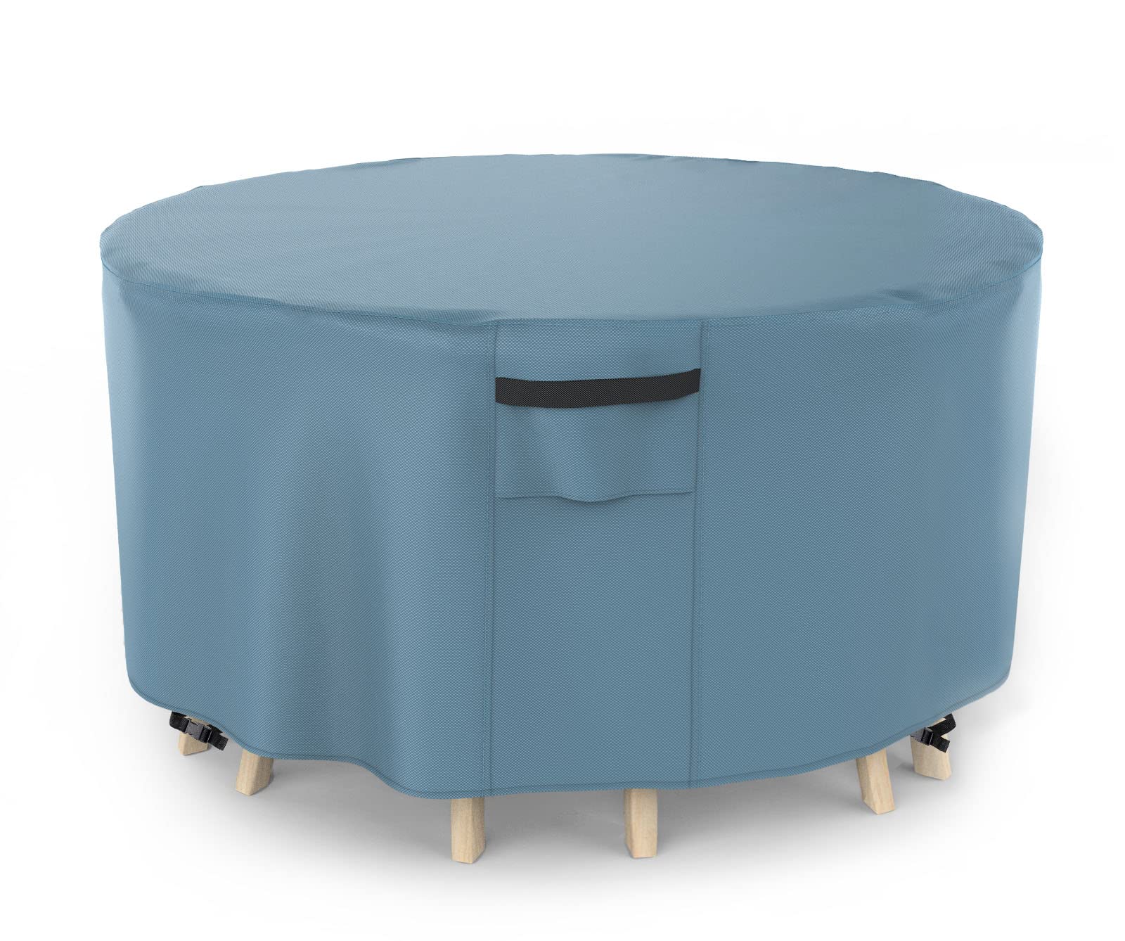Heavy Duty 600D Waterproof Round Outdoor Furniture Covers 72