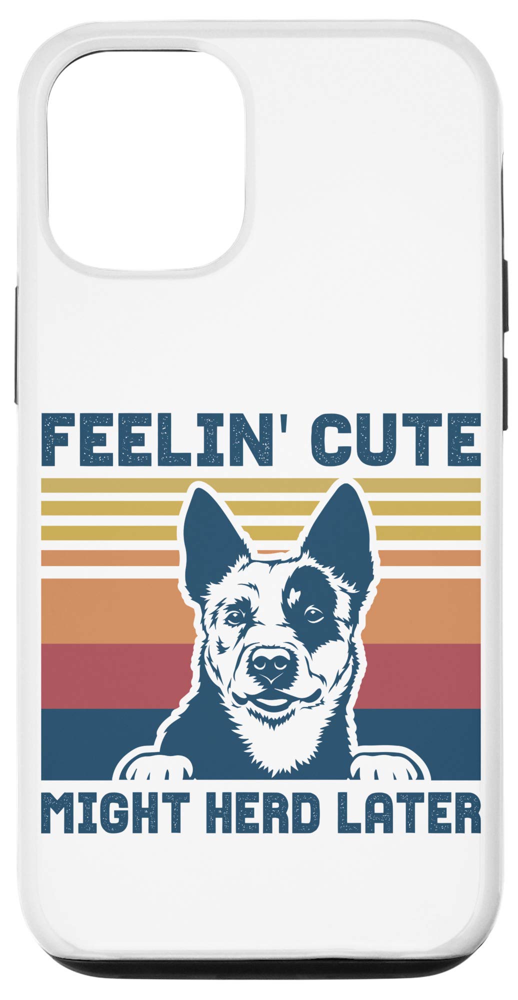 iPhone 12/12 Pro Case - Blue Heeler Cattle Dog Design - Perfect Gift for Dog Lovers & Cattle Dog Owners - Durable Protection for Daily Use & Outdoor Activities