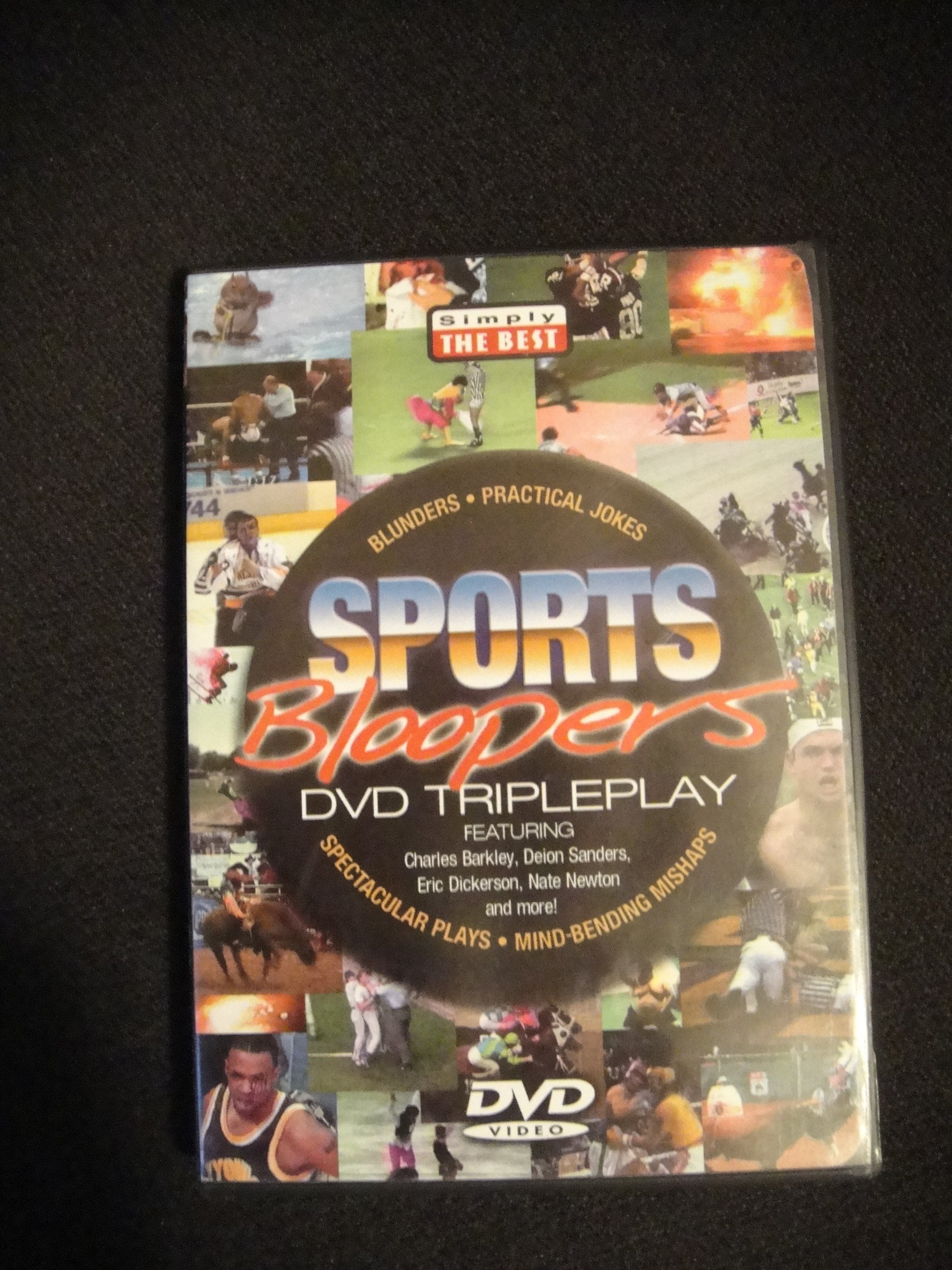 Sports Bloopers Tripleplay DVD - Funniest Sports Fails & Hilarious Moments - Perfect for Parties, Gifts, and Comedy Lovers