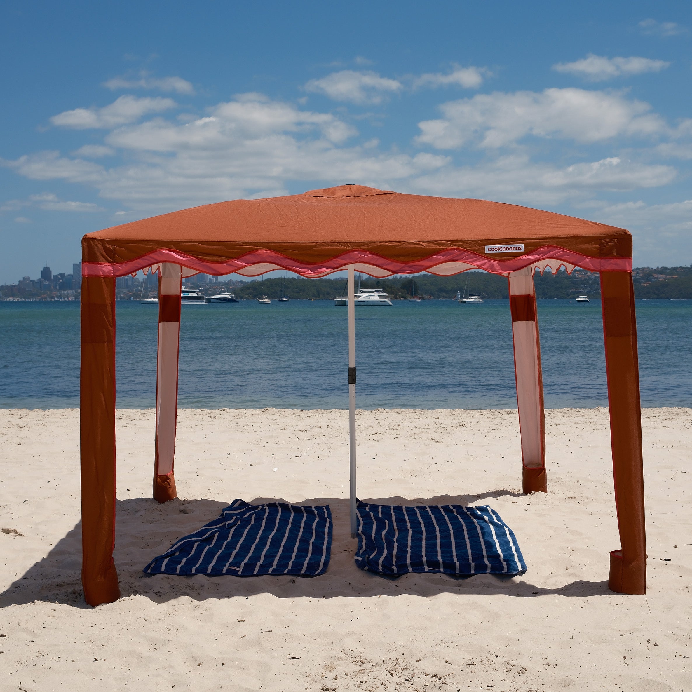 COOLCABANA RED LABEL - Premium Outdoor Sunshade Canopy for Patio, Beach & Pool - UV Protection Sun Shelter with Easy Setup