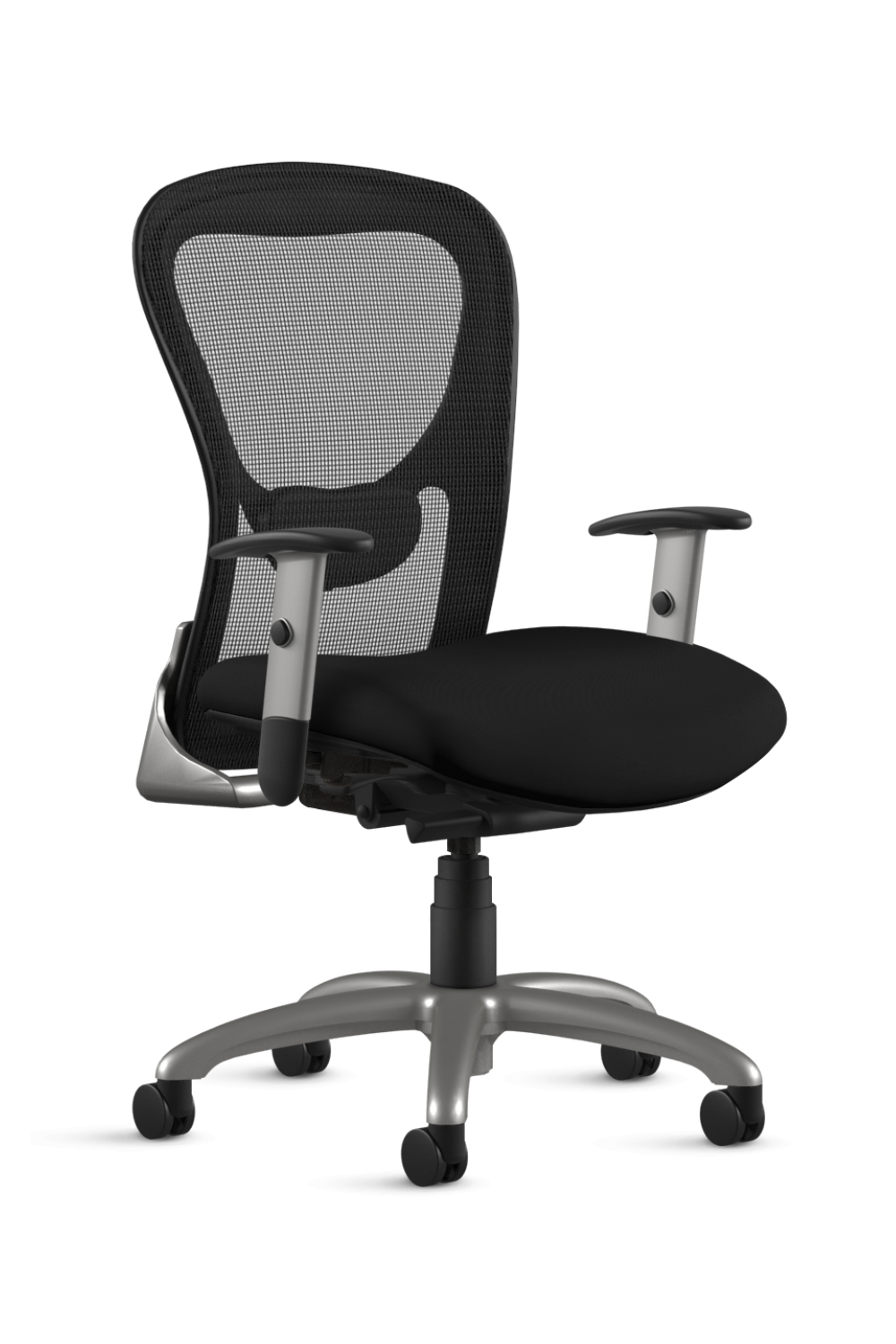 9 to 5 STRATA Mid Back Task Chair (1560) - Ergonomic Office Chair for Home & Work, Adjustable Height & Lumbar Support - Perfect for Desk Work, Gaming & Study