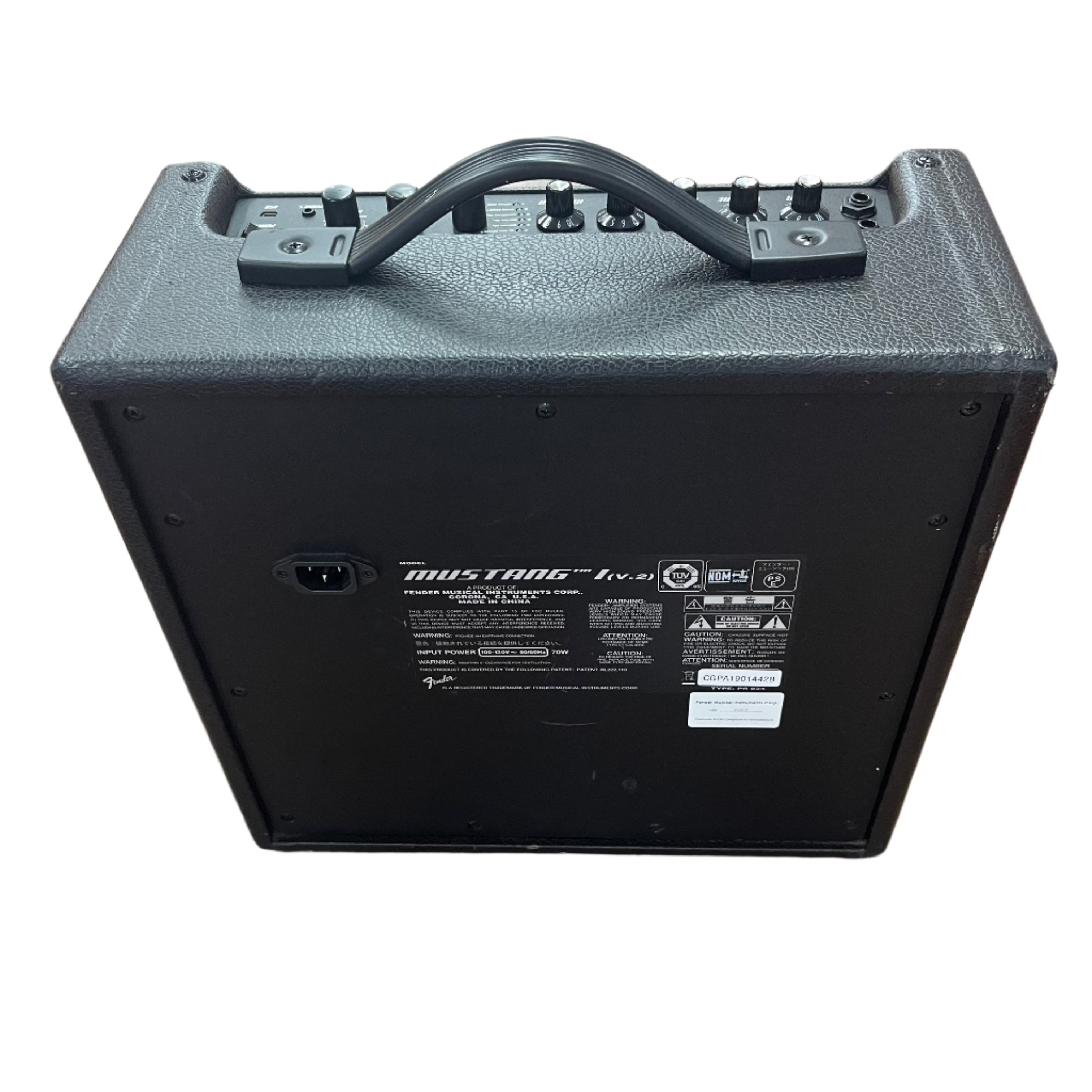 Fender Mustang 1 V.2 40W Electric Guitar Amplifier with Built-in Effects - Perfect for Practice, Studio & Live Performances