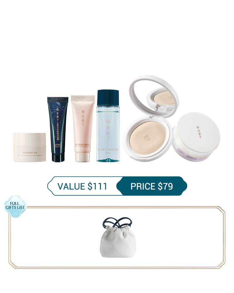 Radiant Start Travel Set - Premium Skincare & Makeup Essentials for On-the-Go Beauty | Perfect for Vacations, Business Trips & Weekend Getaways