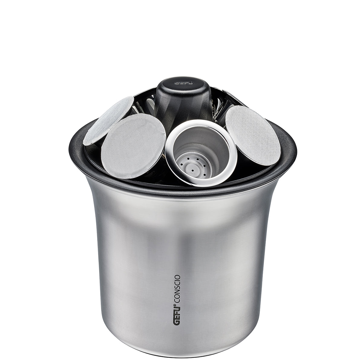 Premium Coffee Grounds Collector - Durable Stainless Steel Coffee Residue Catcher for Espresso Machines | Perfect for Home Baristas & Coffee Shops