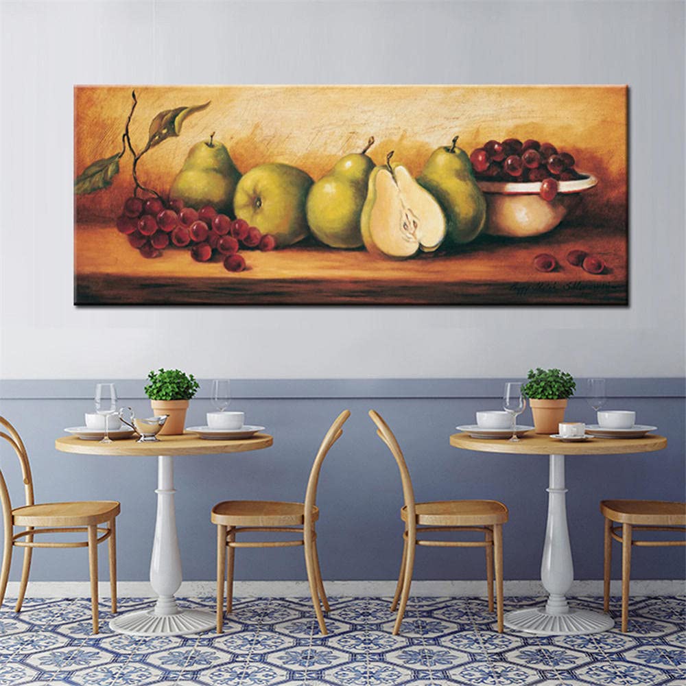 5D Diamond Painting Kit by Numbers - Fruits Still Life Full Round Drill Crystal Embroidery Cross Stitch Art (70x200cm/28x80in) - DIY Large Wall Decor for Living Room, Bedroom & Home - Perfect Gift for Craft Lovers & Home Decoration