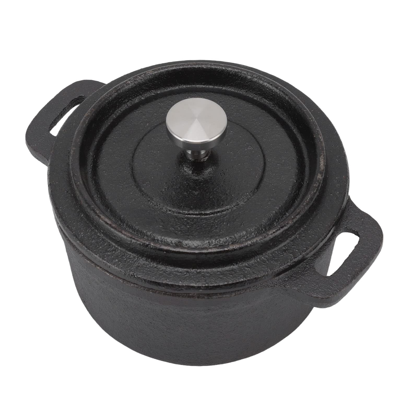 Premium Cast Iron Dutch Oven with Lid - Even Heat Distribution, Traditional Design & Ergonomic Handle - Perfect for Pasta, BBQ, Slow Cooking, Camping & Home Kitchen Use