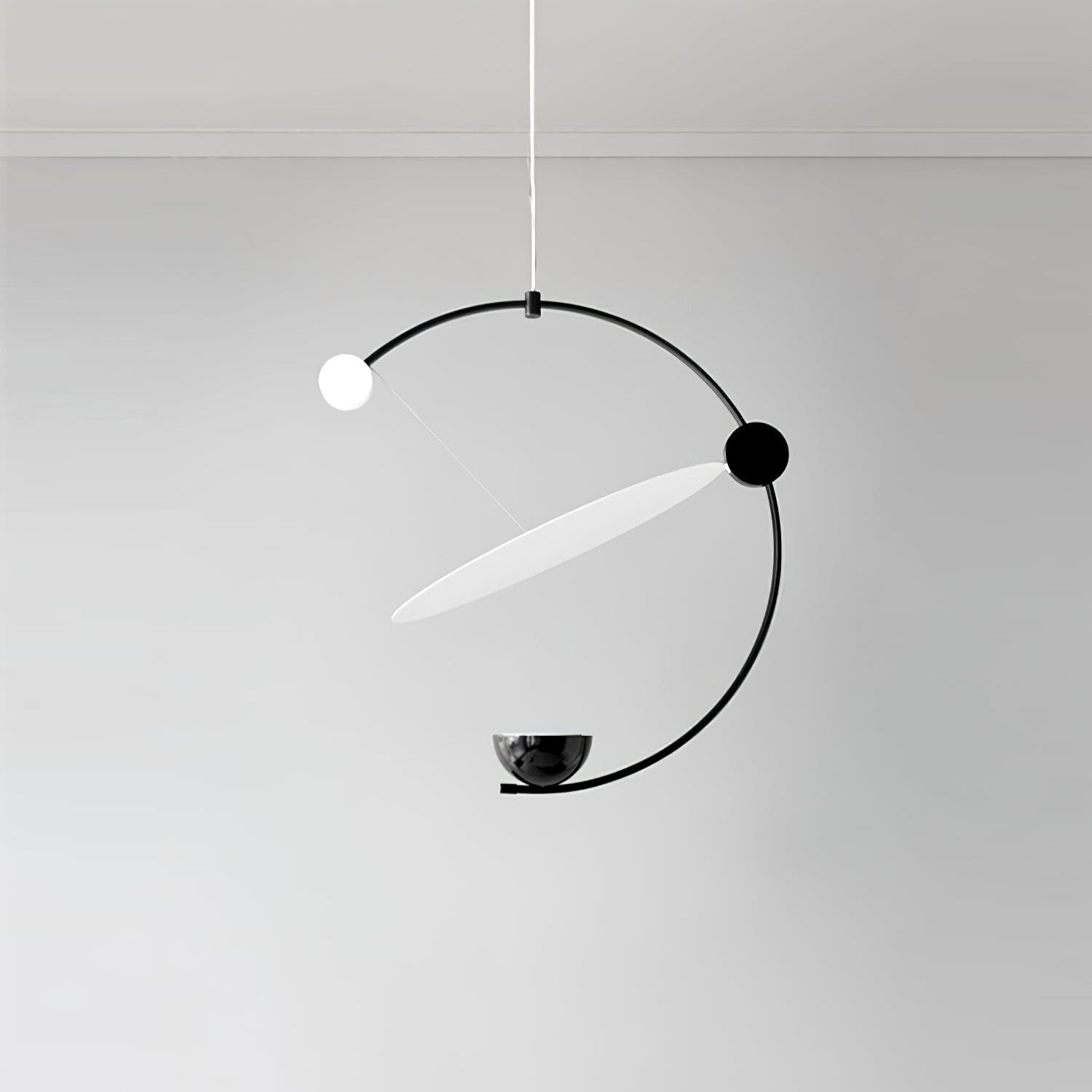 Mira Balance Pendant Lamp - Modern Scandinavian Hanging Light Fixture for Dining Room, Kitchen Island, or Living Room Decor