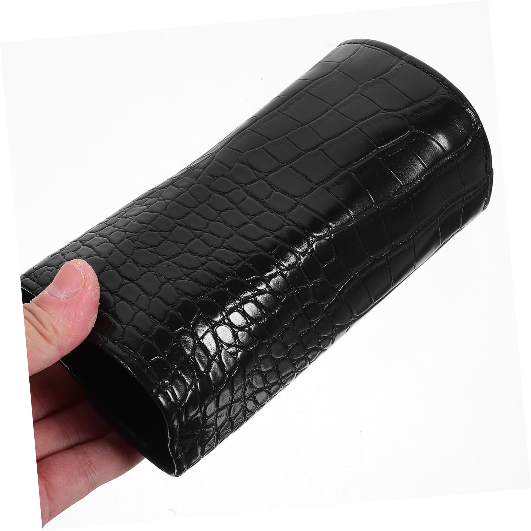 Ciieeo Travel Jewelry Organizer Roll - PU Leather Jewelry Case for Necklaces, Rings & Earrings - Compact & Scratch-Resistant Storage Pouch for Women - Perfect for Vacation, Business Trips & Daily Use