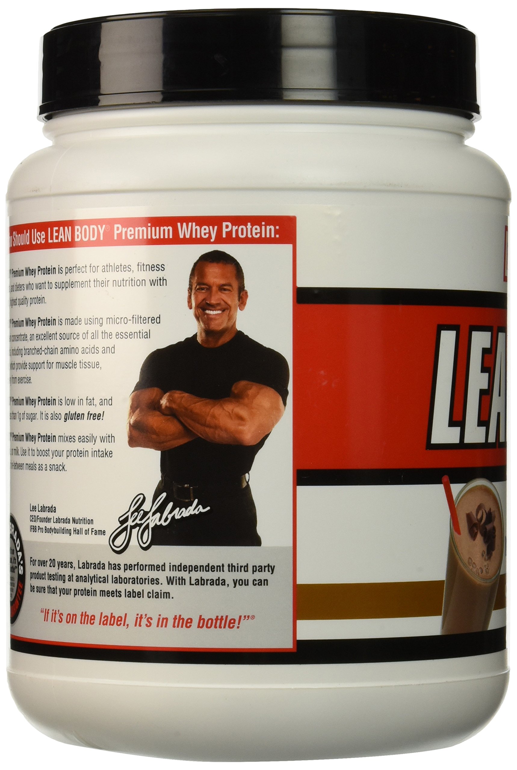 Labrada Nutrition Lean Body Premium Whey Protein Powder - Chocolate Flavor, 24oz (680g) | High Protein Shake for Muscle Recovery & Weight Management | Perfect for Post-Workout, Meal Replacement & Fitness Goals