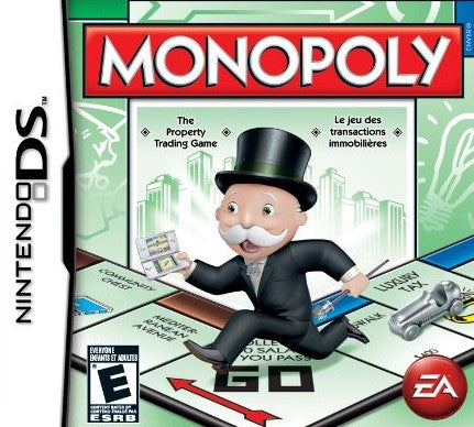 Used Monopoly DS Video Game - Classic Board Game for Nintendo DS - Fun Family Game Night Entertainment