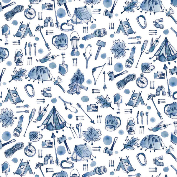 Liberty Tana Lawn Fabric - Ernest Adventure A - Premium Cotton for Quilting, Dressmaking & DIY Crafts - Perfect for Summer Dresses, Blouses & Home Decor Projects