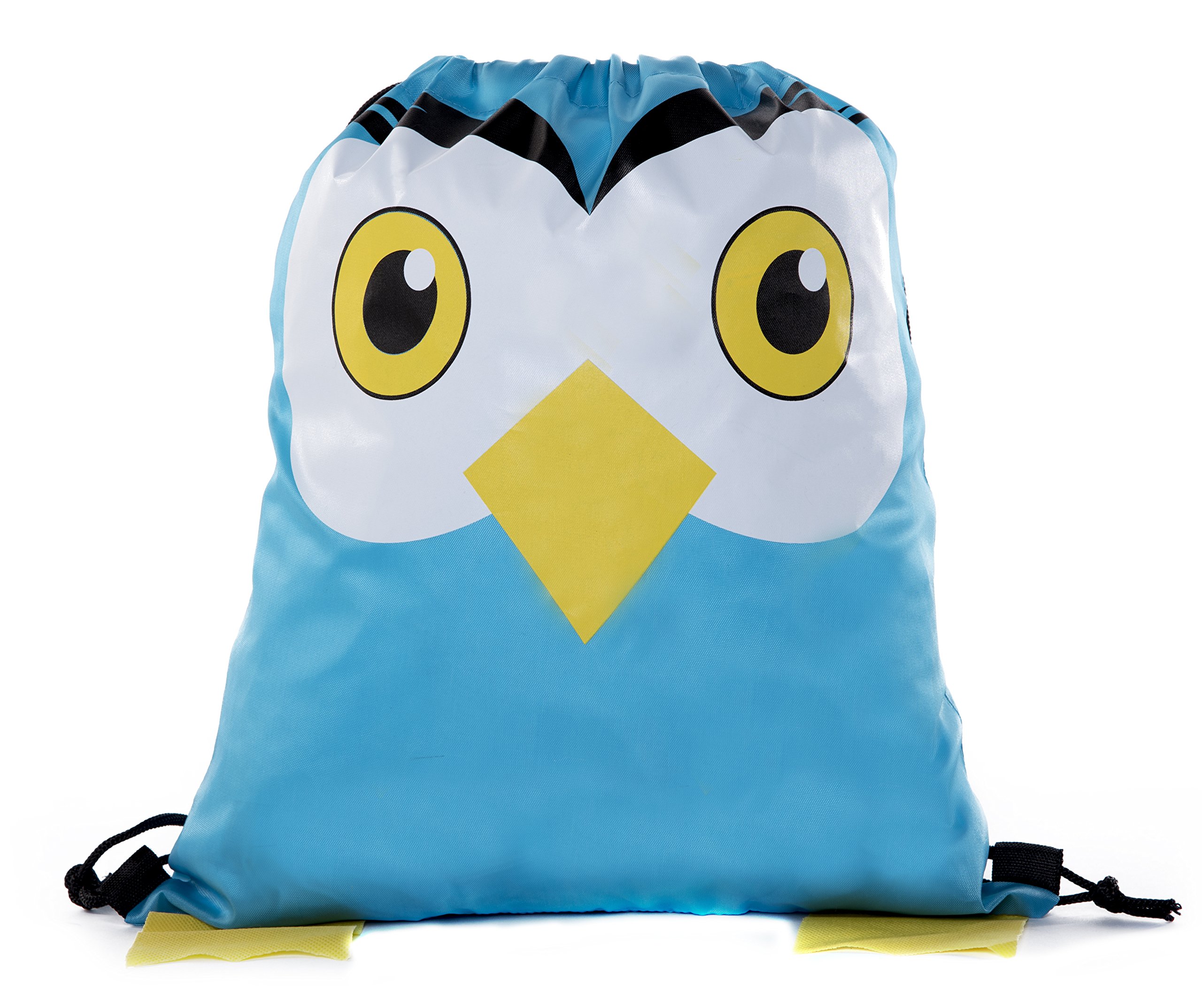 Animal Print Drawstring Backpacks for Kids - Fun Party Favor Bags, Birthday Goodie Bags & School Supplies | Perfect for Birthday Parties, Classroom Rewards & Halloween Treats by Mato & Hash