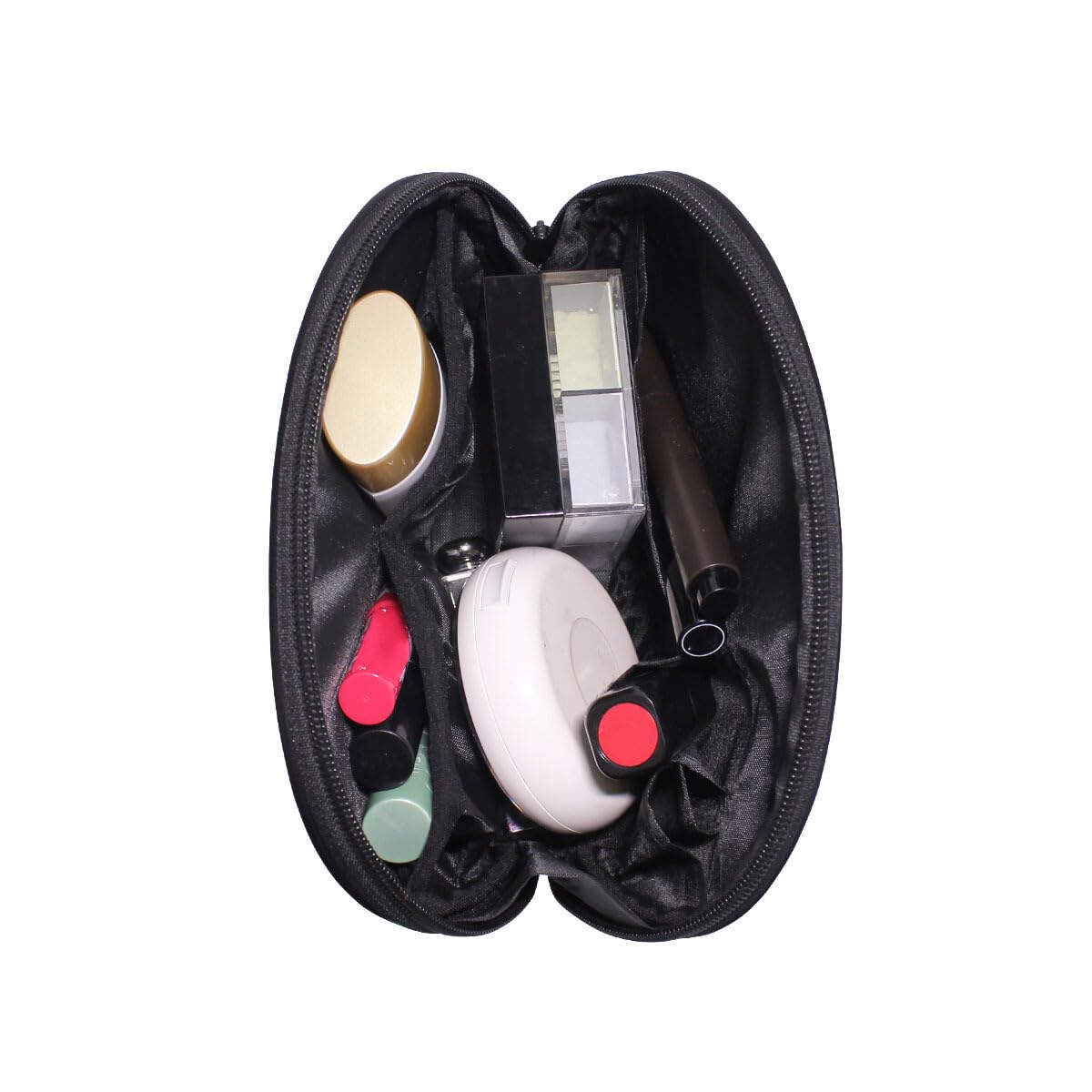 Rainbow Makeup Pouch for Women & Teens - Travel Cosmetic Organizer with Compartments - Perfect for Toiletries & Travel Essentials