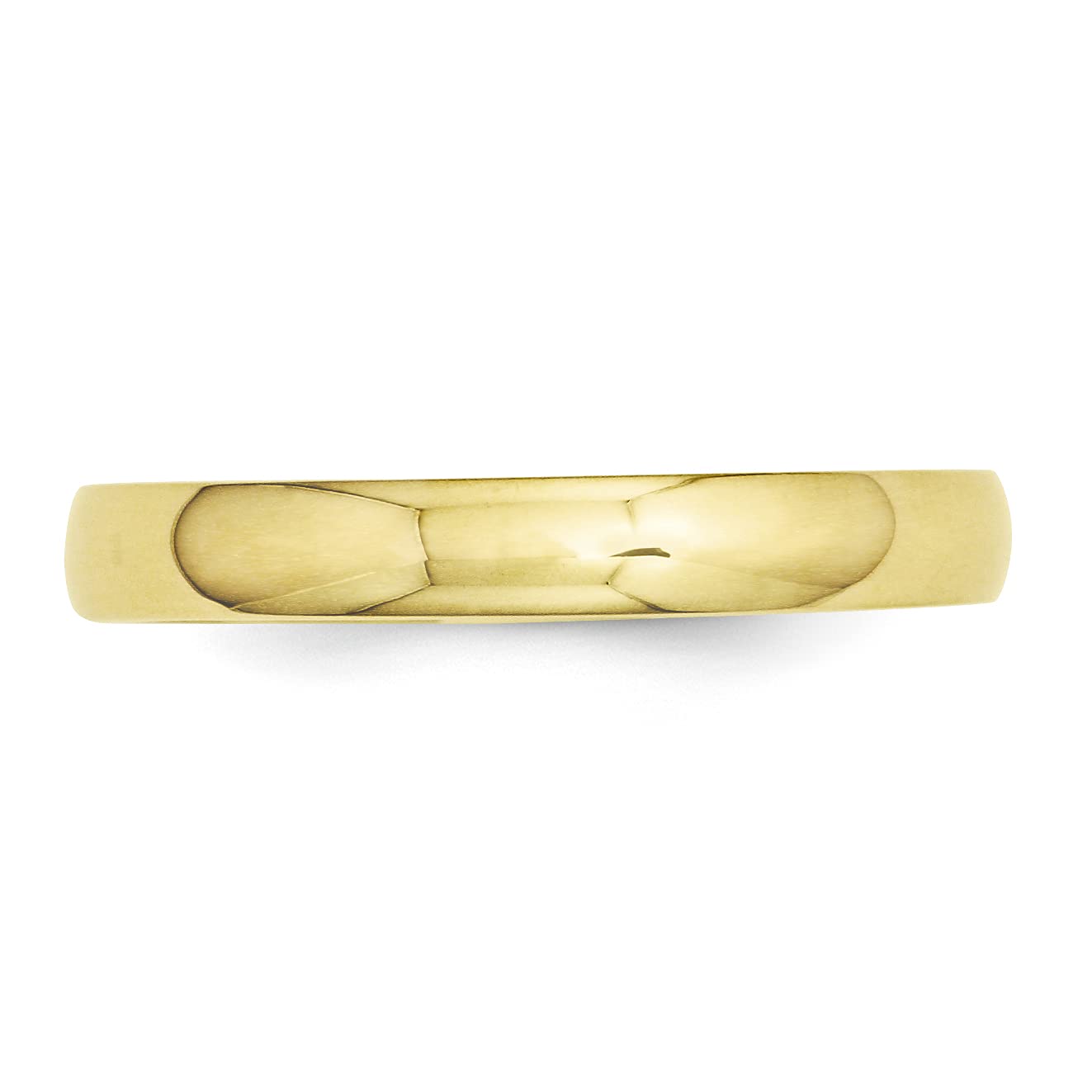 14K Yellow Gold 3mm Half-Round Wedding Band Ring for Men & Women - Perfect for Anniversaries, Engagements, and Everyday Wear