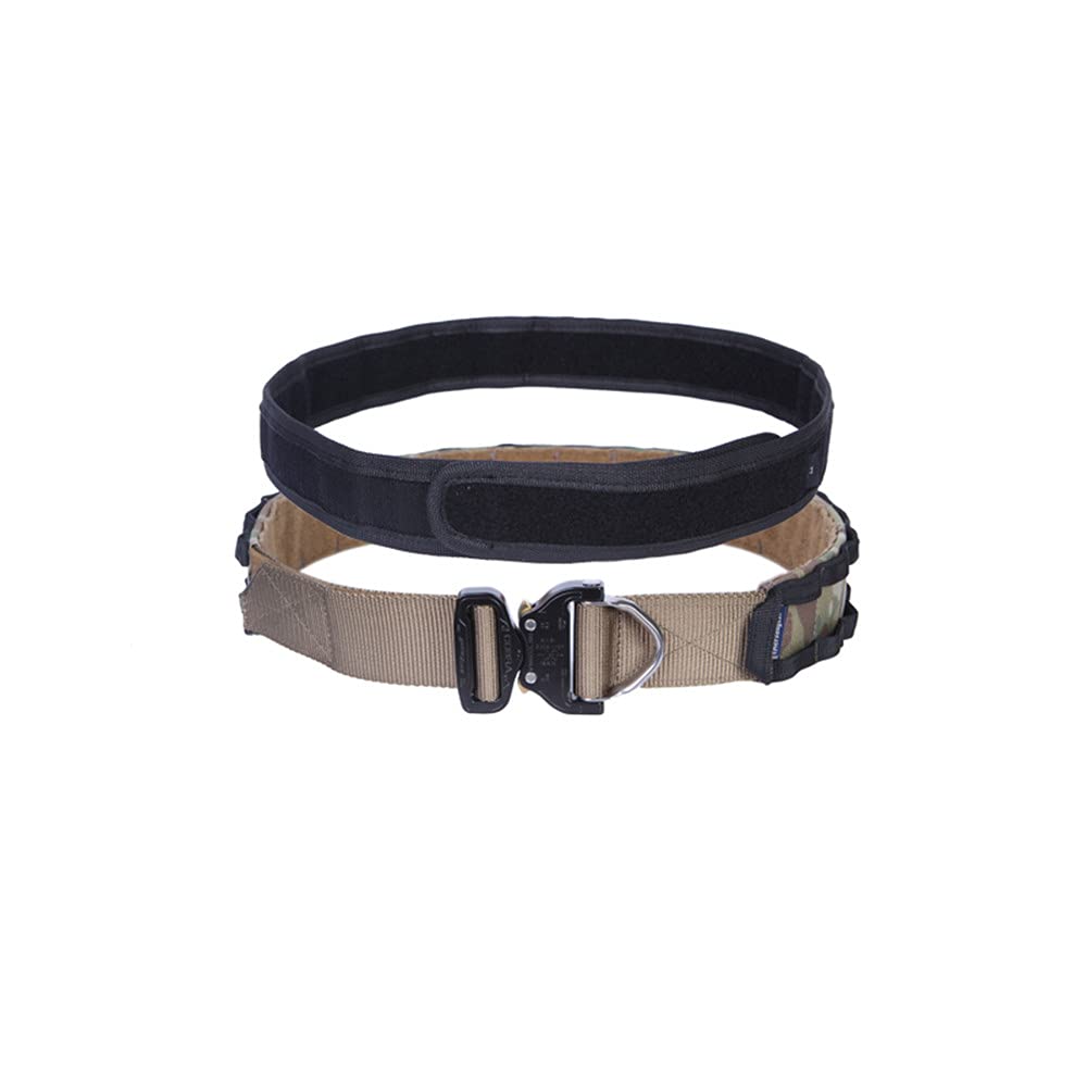 EmersonGear Tactical Belt - Heavy Duty Nylon Webbing Military Belt for Men with MOLLE System & Quick Release Buckle - Perfect for Airsoft, Hunting, Hiking & Outdoor Adventures