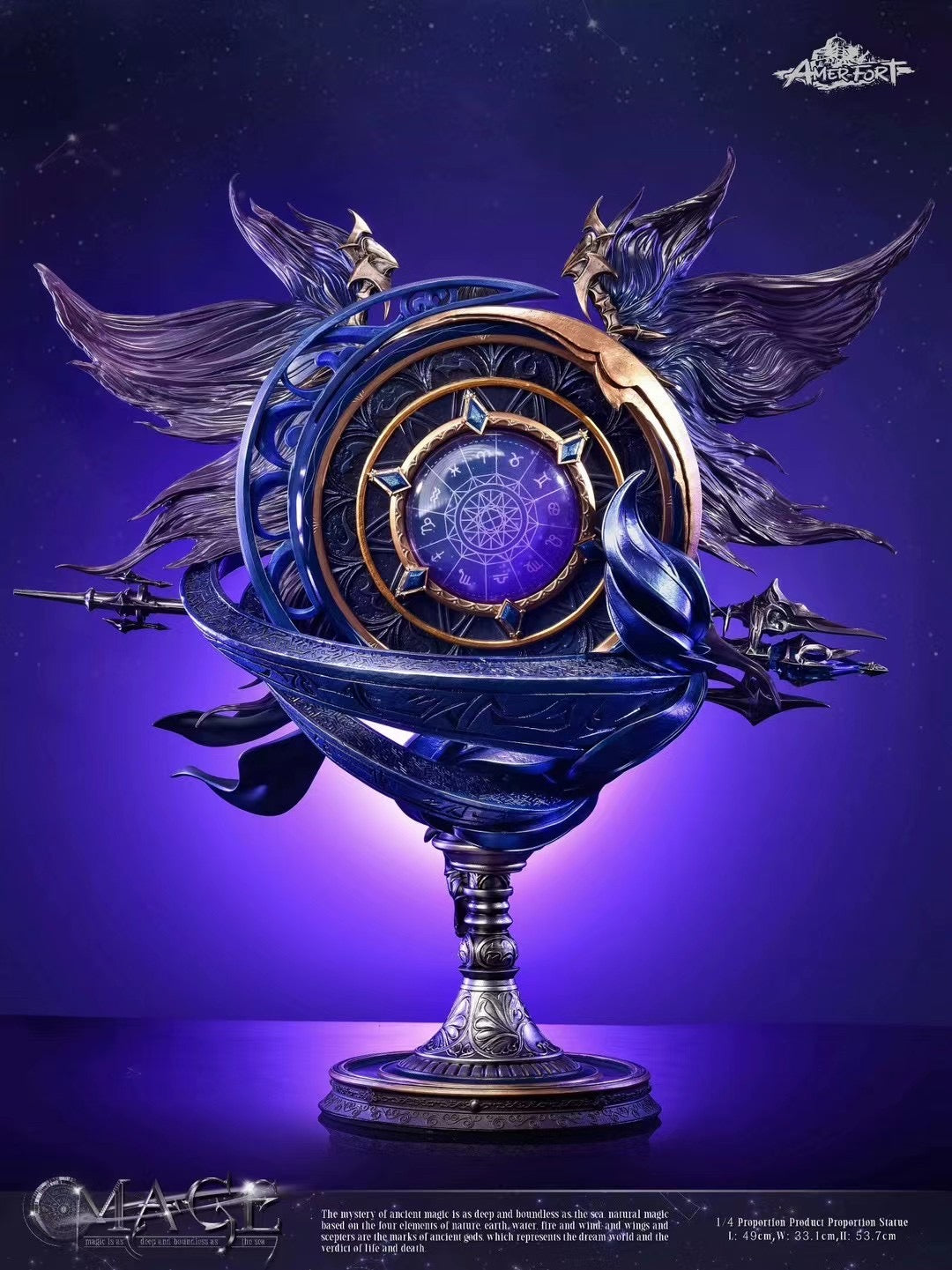PIJI x AmerFort Studio Licensed ELF Series Mage Action Figure - Fantasy Collectible for Display & Role-Playing Games