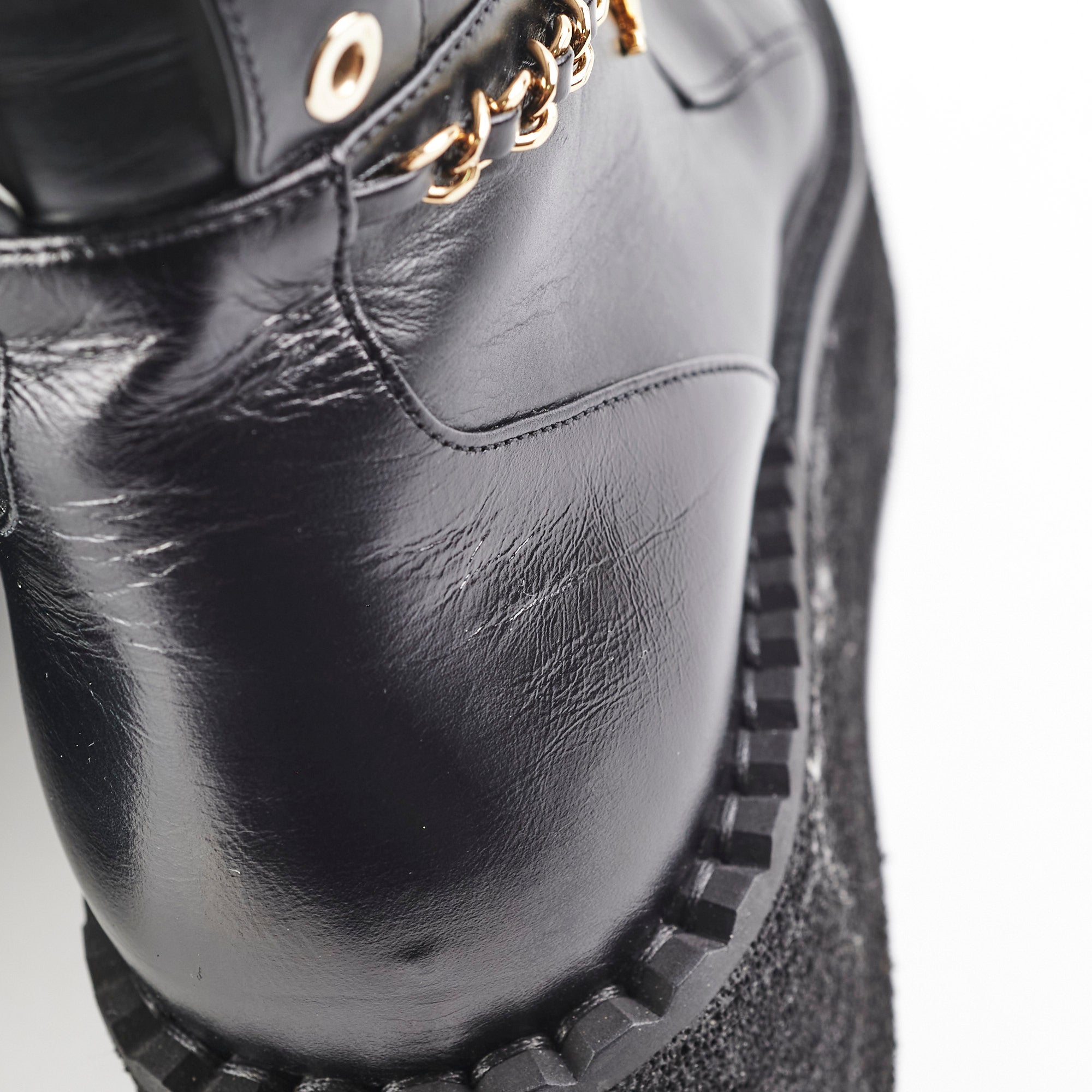 Chanel 2022-2023 Fall Winter Leather Boots Women's Size 40 (US 9) - Fashionable Knee High Winter Boots for Women, Perfect for Office, Party & Snow Outfits