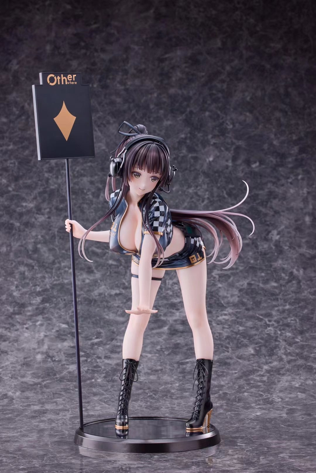 Otherwhere Studio Sawa Kurumi Racing Girl Ver Anime Figure - Collectible Japanese Racing Miku Model for Anime Fans & Figure Collectors | Perfect for Display, Cosplay Inspiration & Gift Giving