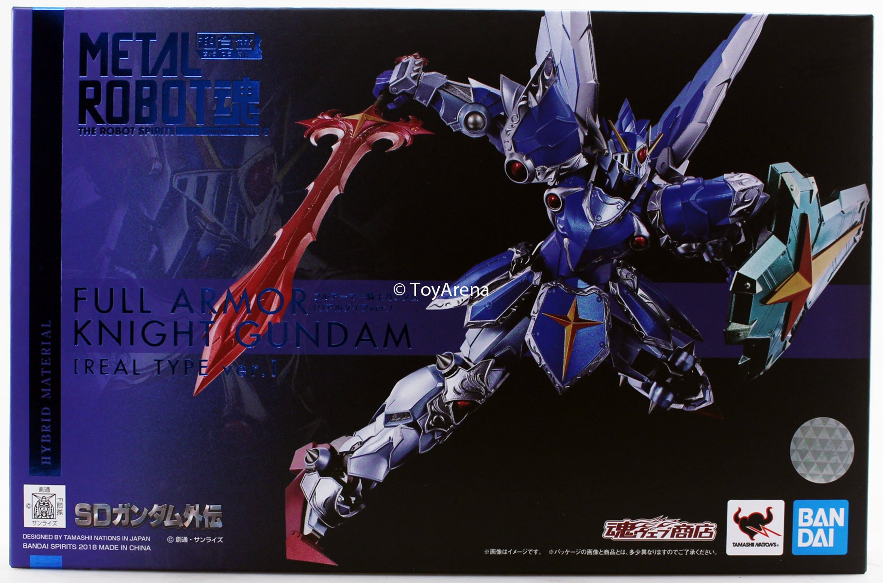 Bandai Metal Robot Spirits SD Gundam Gaiden Full Armor Knight Gundam Real Type Ver. Exclusive Collectible Action Figure - Perfect for Anime Fans, Model Collectors & Gundam Enthusiasts Display
