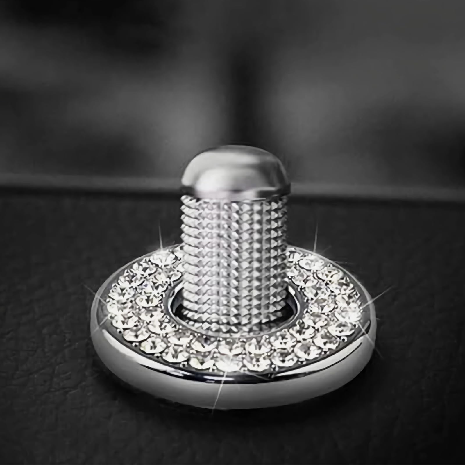 4PCS Car Door Lock Cover - Bling Rhinestone Stickers for Women & Girls | Universal Interior Decor for Vehicle Door Lock Pull Rod Bolt | Enhance Your Car's Style & Elegance