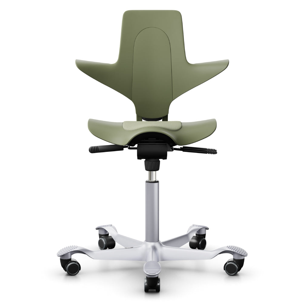 HÅG Capisco 8010 Ergonomic Saddle Chair - Adjustable Height & Tilt for Office & Home Workspace - Perfect for Standing Desks, Computer Work & Creative Studios