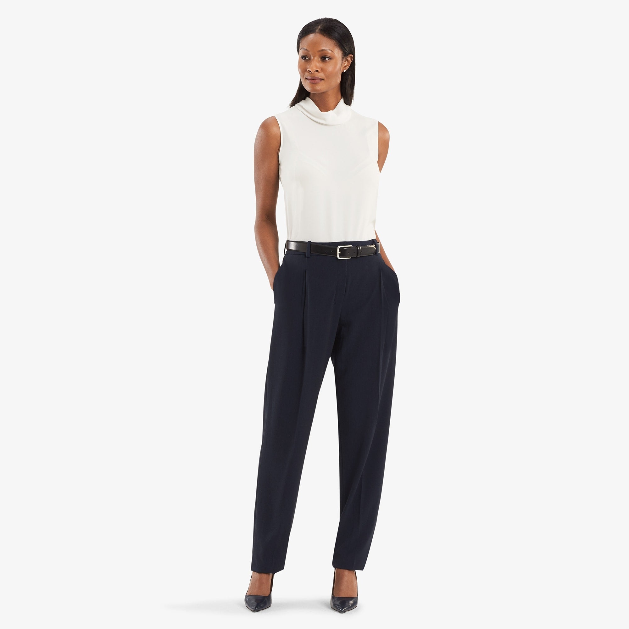 Elliott Trouser Light Twill Pants for Men - Classic Navy Blue Chino Style | Perfect for Business Casual & Office Wear